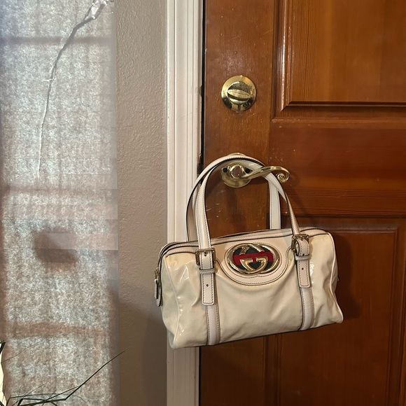 Gucci Sherry Line Interlocking G Mini Boston
Leather Tote Bag Shoulder - Picture 10 of 17